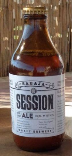 Sabaja Session Ale - lagani pale ale od 4.5%, najlakše pivo te kosovske pivovare. Foto: Ratebeer